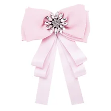 Модная многослойная преувеличенная брошь для галстука-бабочки, лента, бант, женский костюм, воротник рубашки, украшение, аксессуары для одежды, новинка