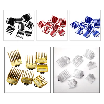 

8 Pcs Set Universal Hair Clipper Limit Comb Guide Attachment Portable Barbers Tool WH998