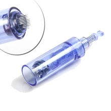 50 шт./лот синий Derma microneedling Пера Иглы dermografo иглы картриджи 9/12/36 штырьковое micro иглы Набор по уходу за кожей для dr. Ручка a1