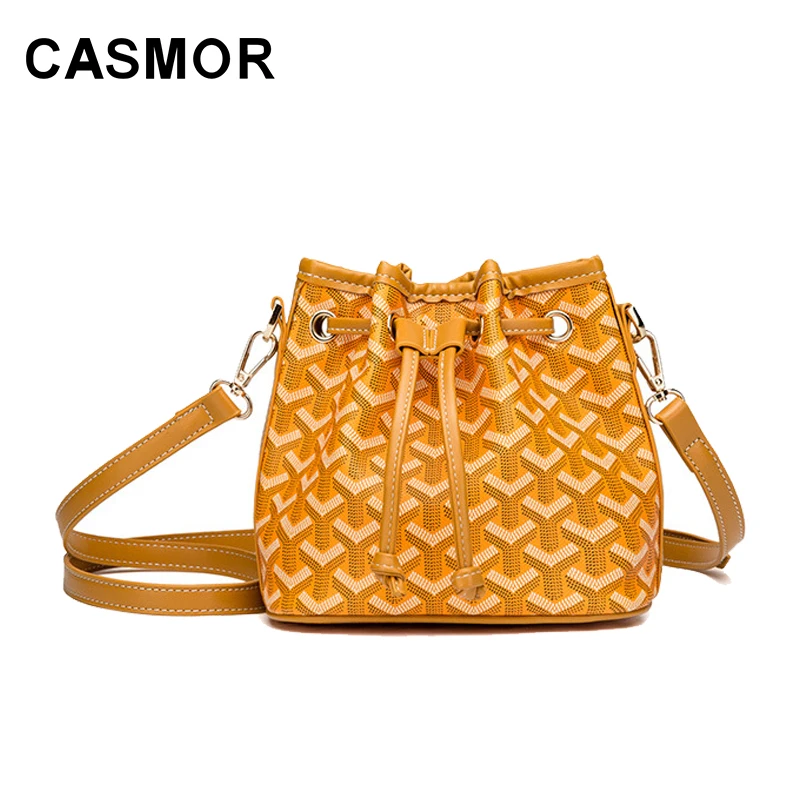 

CASMOR Designer Bags Famous Brand Women Bags 2019 Fashion Handbags Trend New Shoulder Slant Bag Female Bucket Bag