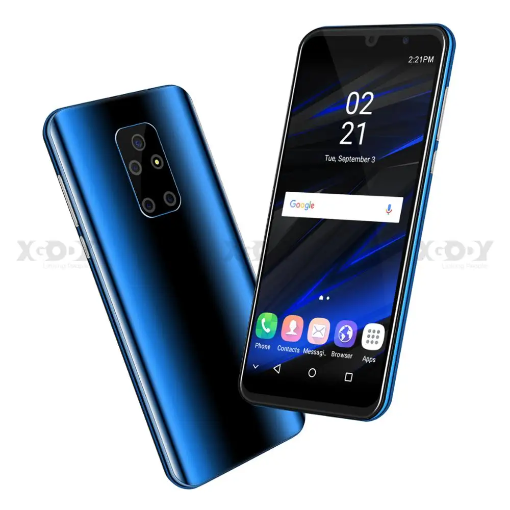 XGODY смартфон с 5 дюймовым дисплеем четырёхъядерным процессором MTK6580 ОЗУ 1 ГБ ПЗУ 4