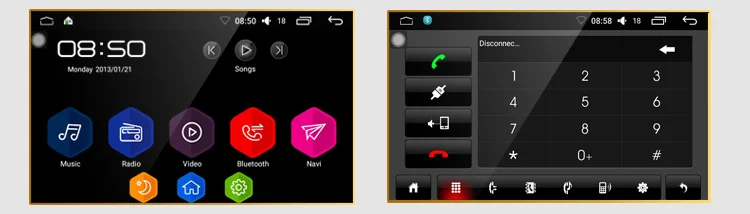 Rádios de Carro Jiuyin Android Polegada Ultra-fino 2 Din Gravador Universal Estacionamento Gps Estéreo Multimidia Auto Player Retrovisor 8.1 7 25 Cheap Rádios automotivos
