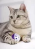 6 uds juguetes para bolas de gatos con Bell jugando masticar juguetes de cero de bola de plástico interactivo juguetes entrenar gatos gato de juguete para mascotas ► Foto 3/6