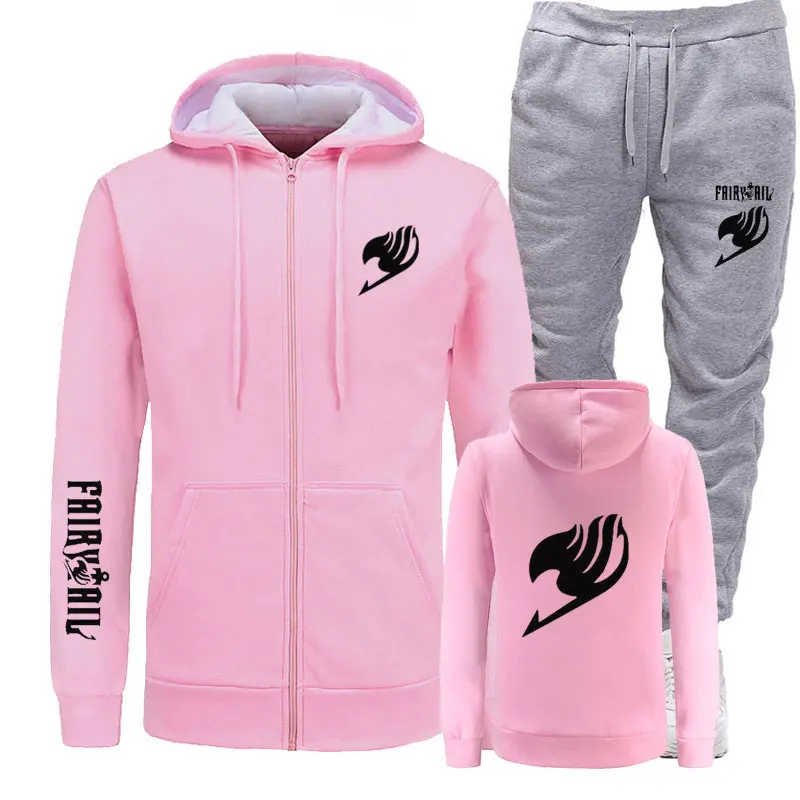 Осень-зима, новинка, модные дизайнерские мужские толстовки с капюшоном в виде хвоста феи, костюмы, фирменный спортивный костюм для мужчин/женщин, толстовки+ спортивные штаны, флисовый капюшон