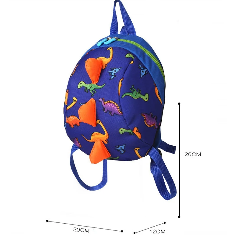 Милый рюкзак с динозавром для малышей с ремнем безопасности, Детские рюкзаки для детского сада, сумка для детей от 3 до 6 лет, дорожные сумки для родителей и детей