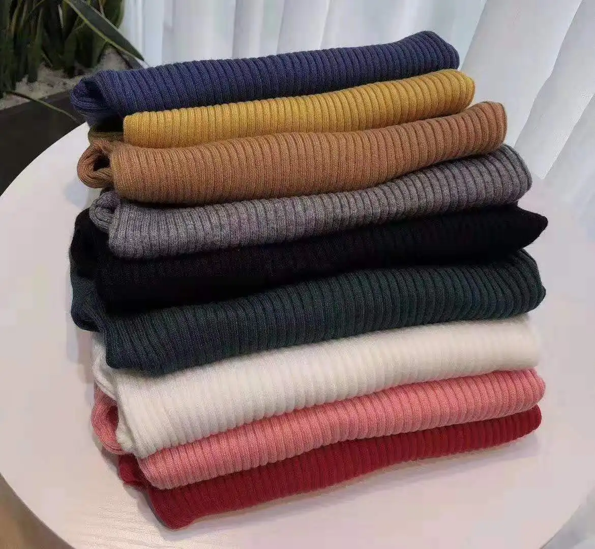 

Baby Girl Kids Ribbed Sweater Winter Autumn Knitted Clothing Pullover Tops Boy Kids Children Infant Toddler Jumper Grey Knit