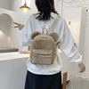 Bear Ears Plush Women Backpack Faux Fur Shoulders Bag Cute Furry Women Bag Mini Girl Backpacks NEW Winter Bags For Women 2022 ► Photo 2/6