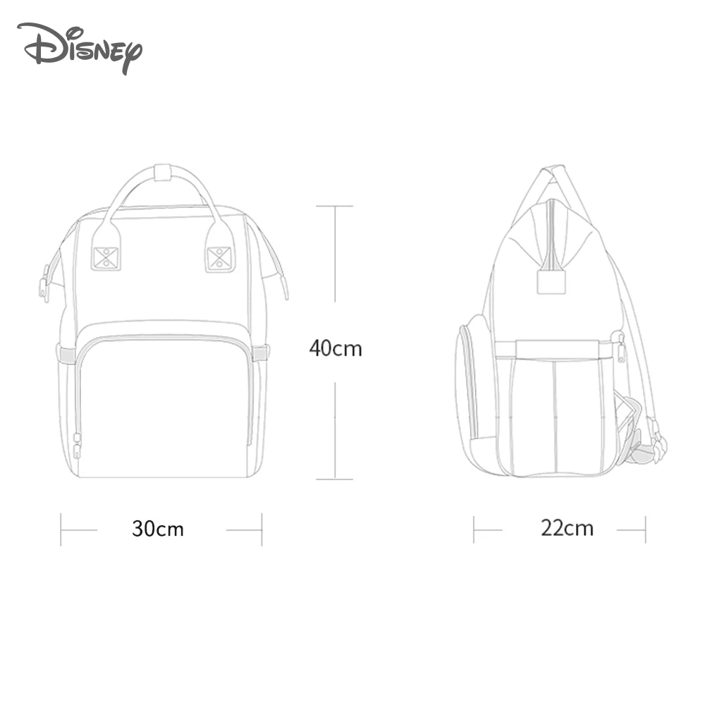 Рюкзак для подгузников disney, сумка для подгузников с изоляцией от USB, сумка для подгузников с Минни и Микки, большая емкость, сумка для путешествий, Оксфорд, для кормления ребенка, сумка для мам
