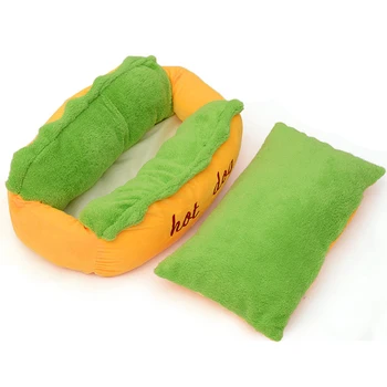 

Zipper Soft Removable Cute Small Pet Warm Gift Home Portable Cat Dog Bed Autumn Winter Non Slip PP Cotton Washable House