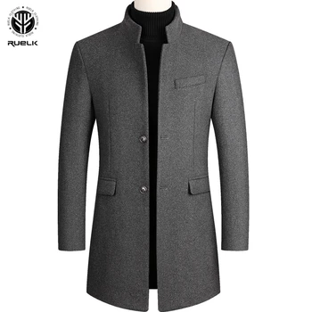 Men's Wintewear Mid-Long Woolen Coat