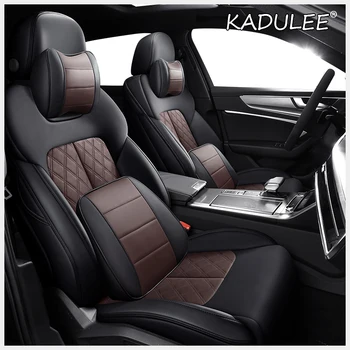 

KADULEE Custom Leather car seat covers For Geely Emgrand EC7 Jingang Yuanjing GX7 GC7 GX2 UFO SC3 SC5 SC6 SX7 car seats protect