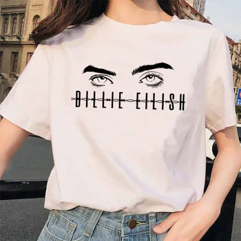 

Billie printing short sleeve hot style us singer T shirt coat