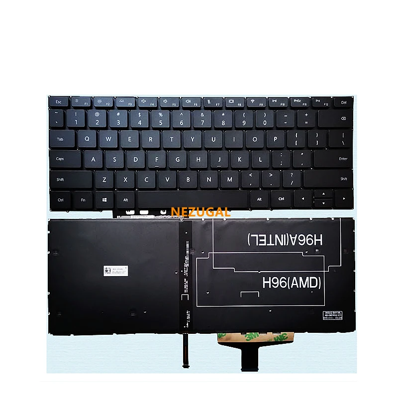 

US Keyboard For Huawei Matebook 13 VLT-W50 VLT-W60 WRT-W19 WRT-W29 KPL-W00 KPR-W29 HN-W19L English Backlight 9Z.NEWBH.001