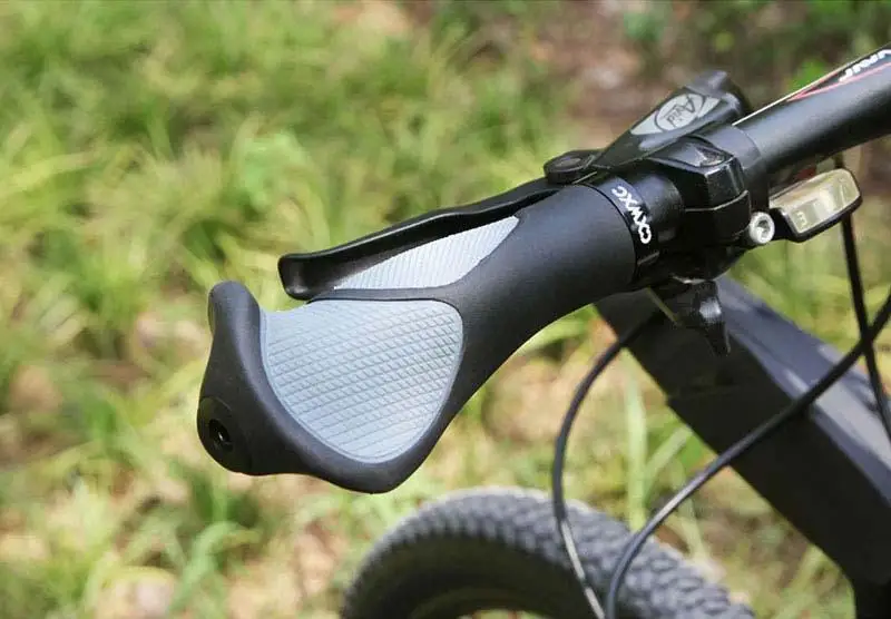Ручки для велосипедного руля AL сплав+ резина CXWXC для MTB руля велосипеда Торцевая крышка Эргономичный велосипед пробковая рукоять Велоспорт противоскользящая Высококачественная