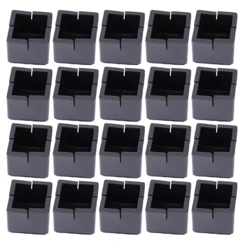 

20pcs Table and Chair Non Slip Pad Thicken Chair Leg Mat Wear Resistant Table Feet Covers for Home Indoor Daily Use (Fit for Sid