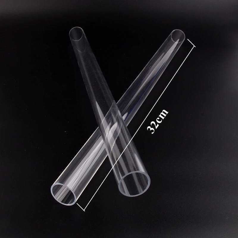 Outer Dia 16~75mm Transparent Acrylic Tube Aquarium Fish Tank Plexiglass Water Supply Pipe Garden Watering Fittings 32cm Long