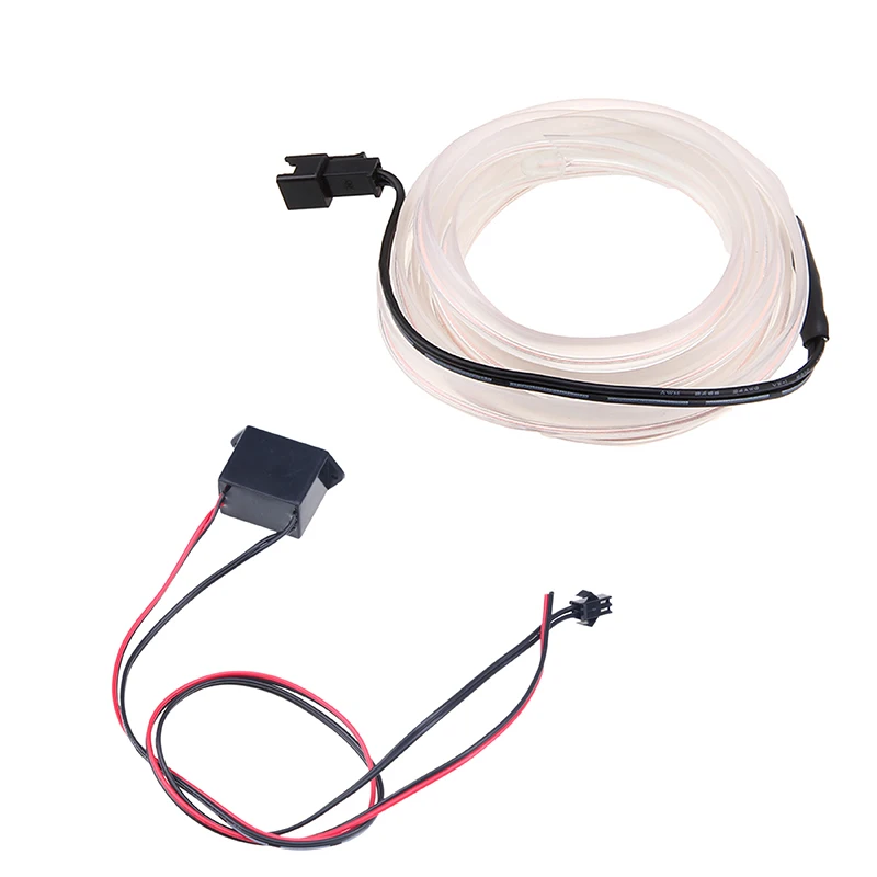 Haoyuehao Car Styling Ambient Light Interior Decoration EL Wire Easy Sew Flexible Led Neon Strip 12V Inverter Driver 2m | Автомобили и
