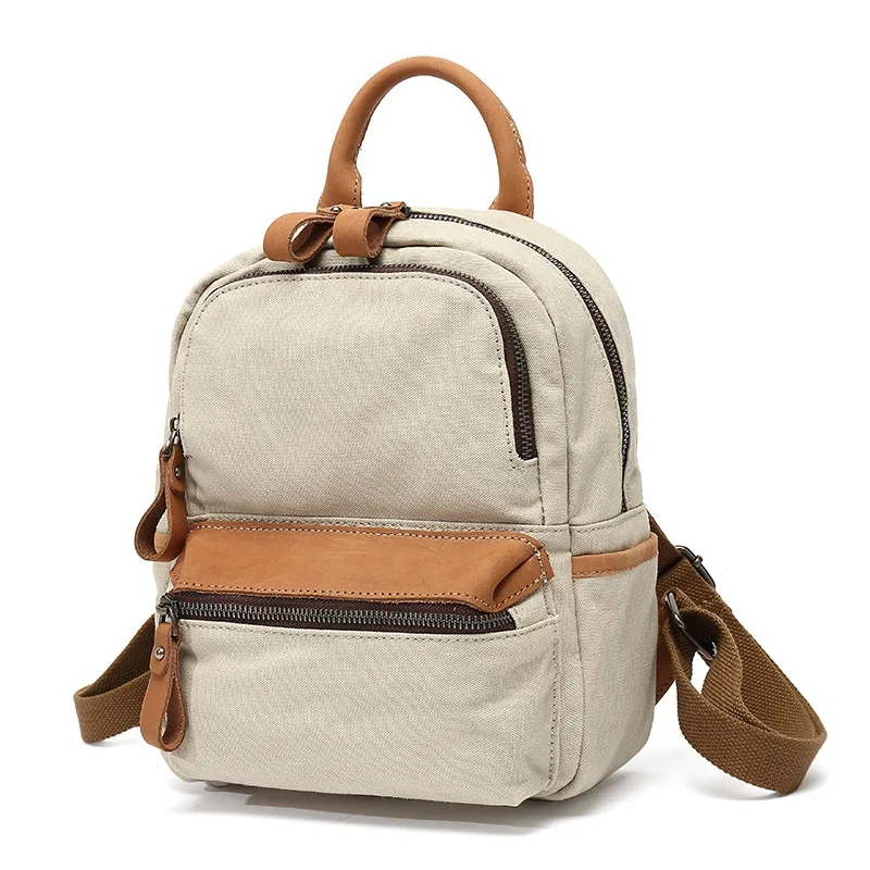 

female canvas backpack for school bags for teenage girls ladies rucksack Women's backpack mochila feminina Small Schoolbag