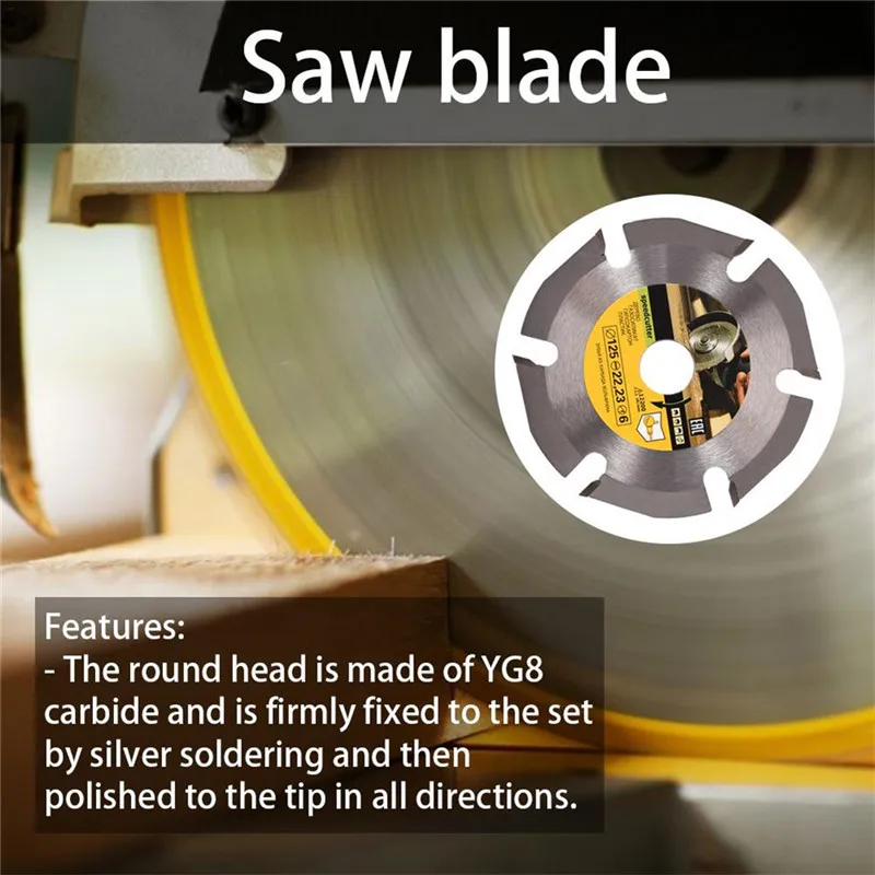 

125mm Circular Carbide Saw Blades Cutting Wood For Angle Grinder Saw Disc Wood Cutter Saw Blade For Cutting Wood Multitool