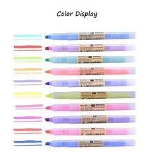 Студенческая маркер с маркером 10 цветов эскиз надписи картина с каллиграфией принадлежности офисные аксессуары цветные ручки