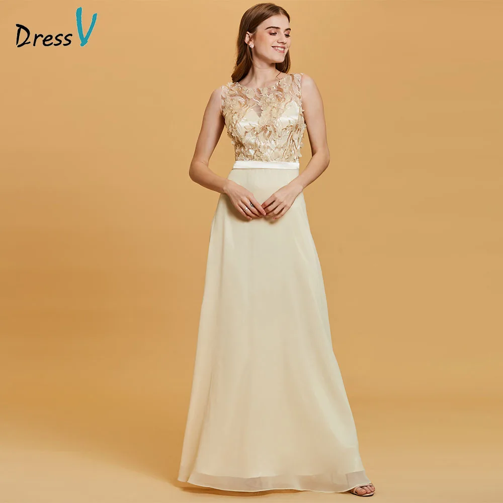 Dressv вечернее платье с блестками, цветы Нарцисса, без рукавов, ТРАПЕЦИЕВИДНОЕ, длина до пола, платья для женщин, длинное вечернее платье для выпускного вечера