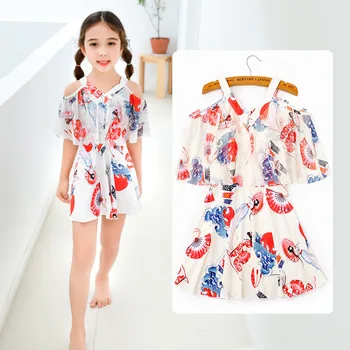 

Children's Swimsuit Kids Girls 2020 For Clothes Bathing Suits Children Princess Skirt Girl Female Baby Korea Cuhk Bubble Animal