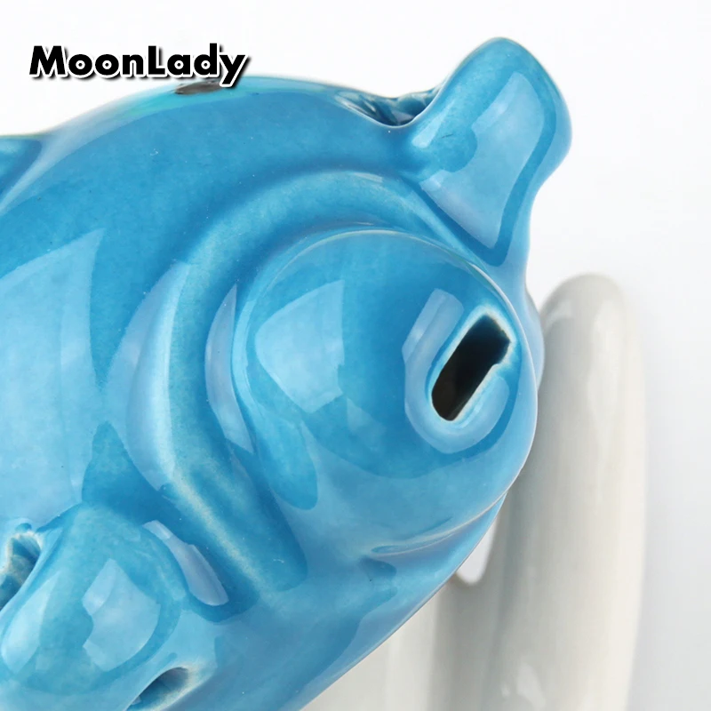  4 Colors Ocarina 6 Hole Bear Small Ocarina Alto C Tone Beginner Ocarina Tourist Souvenir Teaching T - 4000401294612