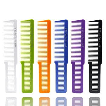 

8 Inch Clipper Hair Clipper Cutting Comb, Styling Comb, Clipper Comb, Neon Mix Color 6-Color Combs