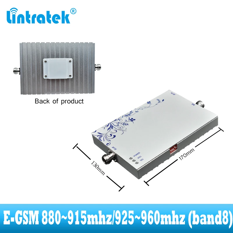 US $116.00 Lintratek EGSM 900MHz 2G 3G ALC Signal Repeater 75dB GSM 900MHZ Band 8 UMTS 3G Mobile Signal Booster Cell Phone Amplifier