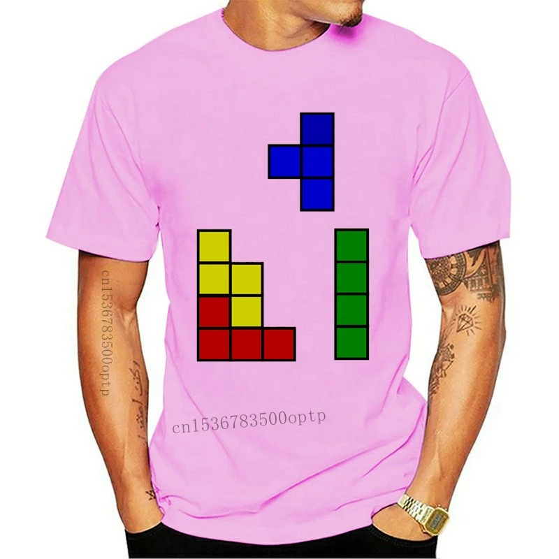 Tetris Retro Logo Men's T-Shirt 