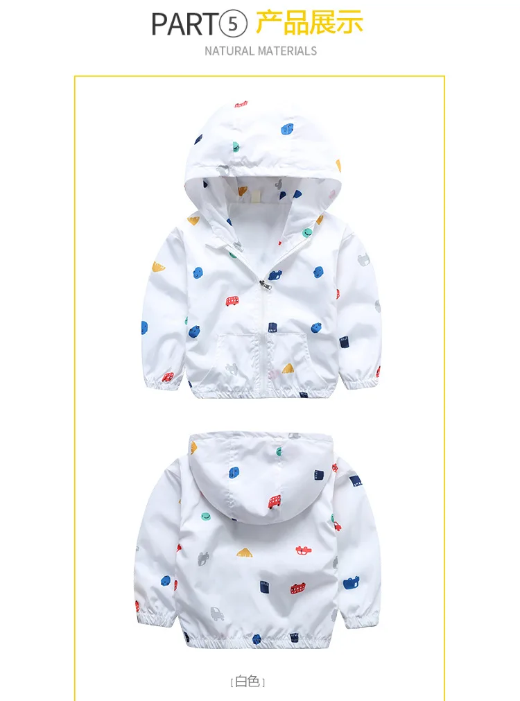 Kids' Overcoat Cartoon Car Raincoat Jacket BOY'S Girls Spring New Products INS Hot Selling Children Childrenswear