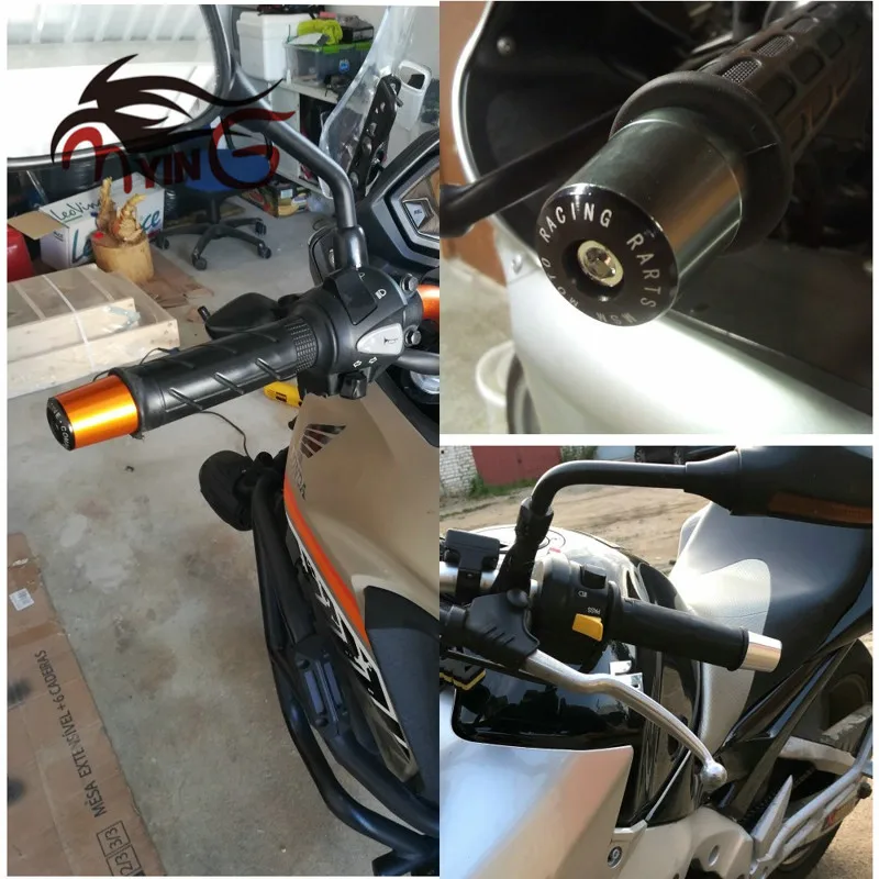 Motorcycle Accessories 7/8'' 22MM Handlebar Grips Handle Bar Cap End Plugs For HONDA NC750 NC750S NC750X NC 750S/X 2014 2015 Motorcycle Accessories 7/8'' 22MM Handlebar Grips Handle Bar Cap End Plugs For HONDA NC750 NC750S NC750X NC 750S/X 2014 2015