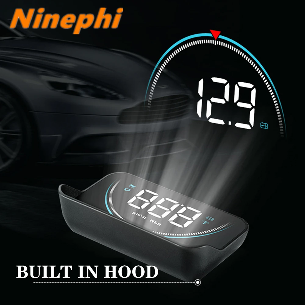 OBD  ÷  ý ڵ   GPS ӵ, 3.5 ġ LED  溸,  ڵ ӵ 