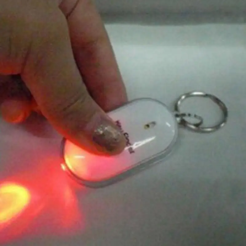 LED Smart Key Finder Sound Control Alarm Anti lost Tag Child Bag Pet Locator Find Keys Keychain Tracker Random Color