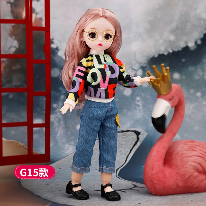PUPPEN Kleidung 30 cm Dress Up SPIELZEUG Zubehör Mode Jacke Mantel Latzanzug Strumpfhosen Für 1/6 Bewegliche Gelenk Bjd Puppe mädchen Spielzeug – Detail 31