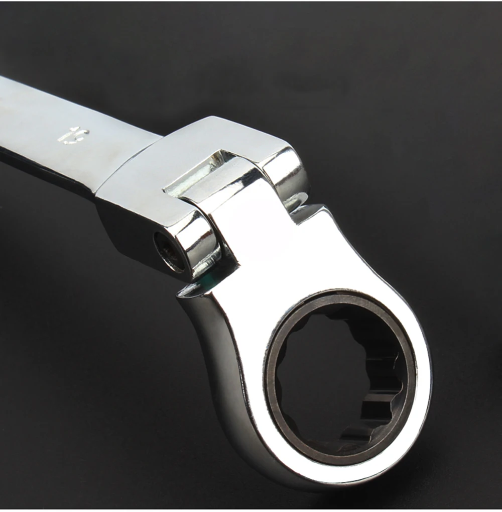 6-24 мм гибкая головка комбинированный храповой ключ двойного использования храпового ключа Инструменты