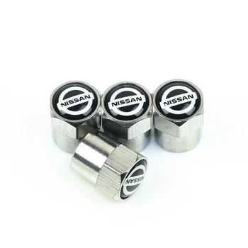 

Car Styling Auto Emblem valve cap Case For Nissan Nismo X-trail Almera Qashqai Tiida Teana Skyline Juke Accessories