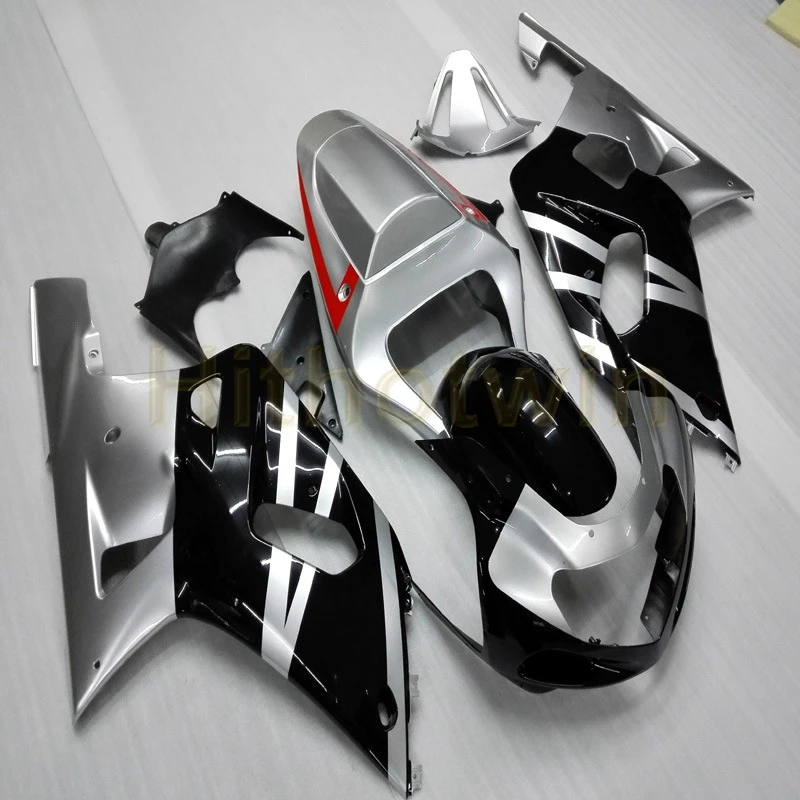 Пользовательский капот мотоцикла для GSX-R600750 2001-2003 K1 ABS пластик обтекатель литья под давлением прессформы черный
