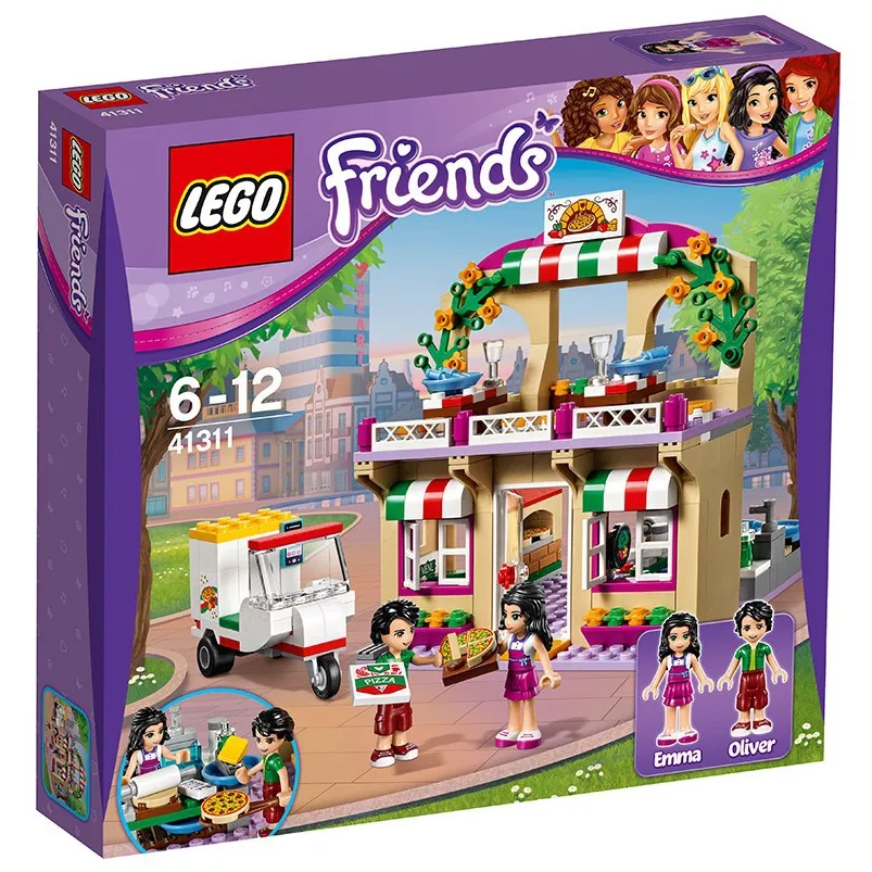 

Good Friend Series 41311 Heartlake Pizza Restaurant Friends Building Blocks Toy 6-12-Year-Old
