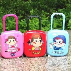 4 шт./кор. мультфильм миниатюрный чемодан коробка сумка форма улыбающиеся Девушки Мальчики стиральные резинки для карандашей Канцтовары