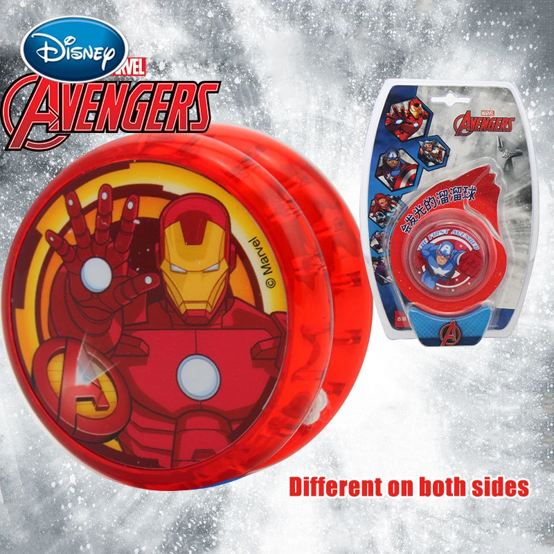 4 Pack Kids Yo-yo Ball Toys for Marvel Avengers Retractable String LED Light Up Yo-yos Ideal Party Favor Toy Gifts for Boys,Girls and Beginners
