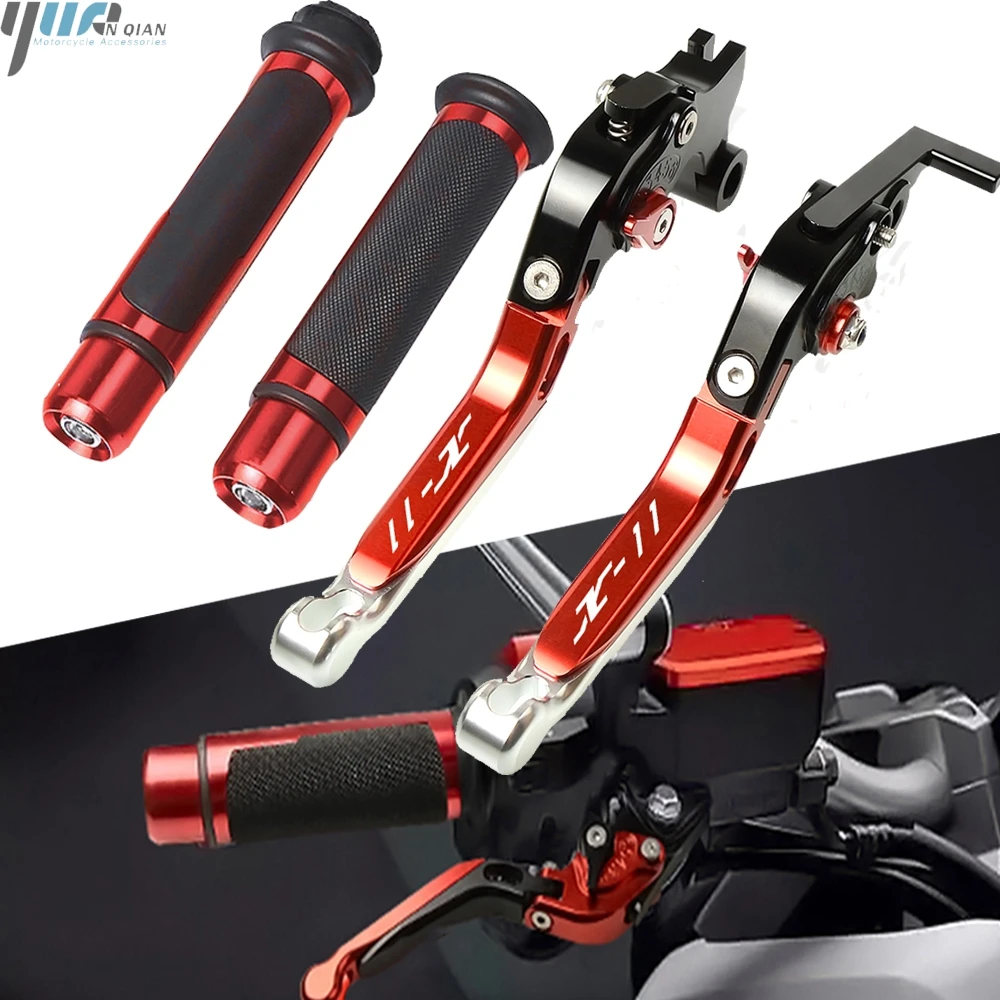 

Motorcycle CNC aluminum Adjustable Foldable Brake Clutch Lever Handle Grips For Honda X-11 X 11 X11 1999 2001 2002