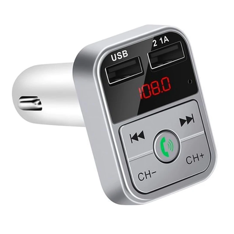 SV Автомобильный Bluetooth fm-передатчик беспроводной Handsfree светодиодный MP3-плеер USB зарядное устройство 2.1A Быстрая зарядка - Название цвета: SV