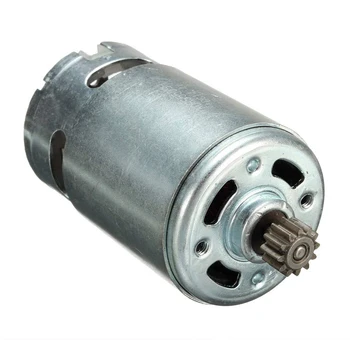 

For Cordless Charge Drill Screwdriver 7.2v 12 Teeth Electric Gear Motor Maintenance Spare Parts Worm Gear Motor Long Shaft Gear