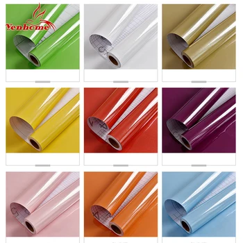 Self Adhesive Wallpaper for Furniture Renovation New 40cm Width DIY Vinyl Film Office Desk Wall Sticker Kitchen Home Decoration 1