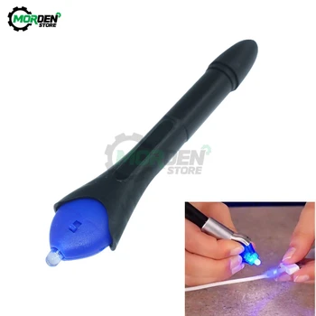 

Fast Fix Liquid Compound Glue Pen Uv Light Repair Tool With Glue Super Powered Liquid Plastic Welding Compound Office Supplies