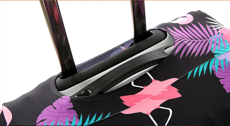 Эластичный Чехол для багажа Чемодан Пылезащитная крышка путешествия суперобложка по индивидуальному заказу Пылезащитная крышка чехол