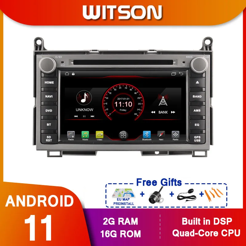 Автомагнитола WITSON 2 din android 11 видеоплеер навигация GPS для TOYOTA VENZA мультимедийный