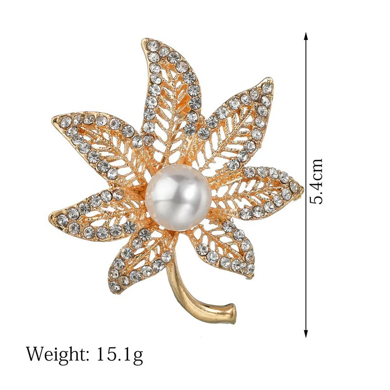 Yobest Fashion Flower Crystal Brooches For Women Dress Scarf Brooch Pins Jewelry Fine Accessories