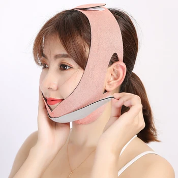 

1Pcs Double Chin Face Bandage Elastic V Shaper Facial Slimming Bandage Strap Sport Face Anti Wrinkle Face Skin Care Tool